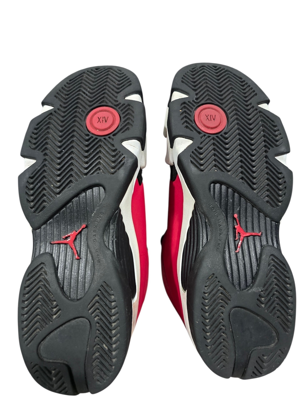 Jordan 14 Retro Gym Red Toro Size 4Y - Picture 8 of 12